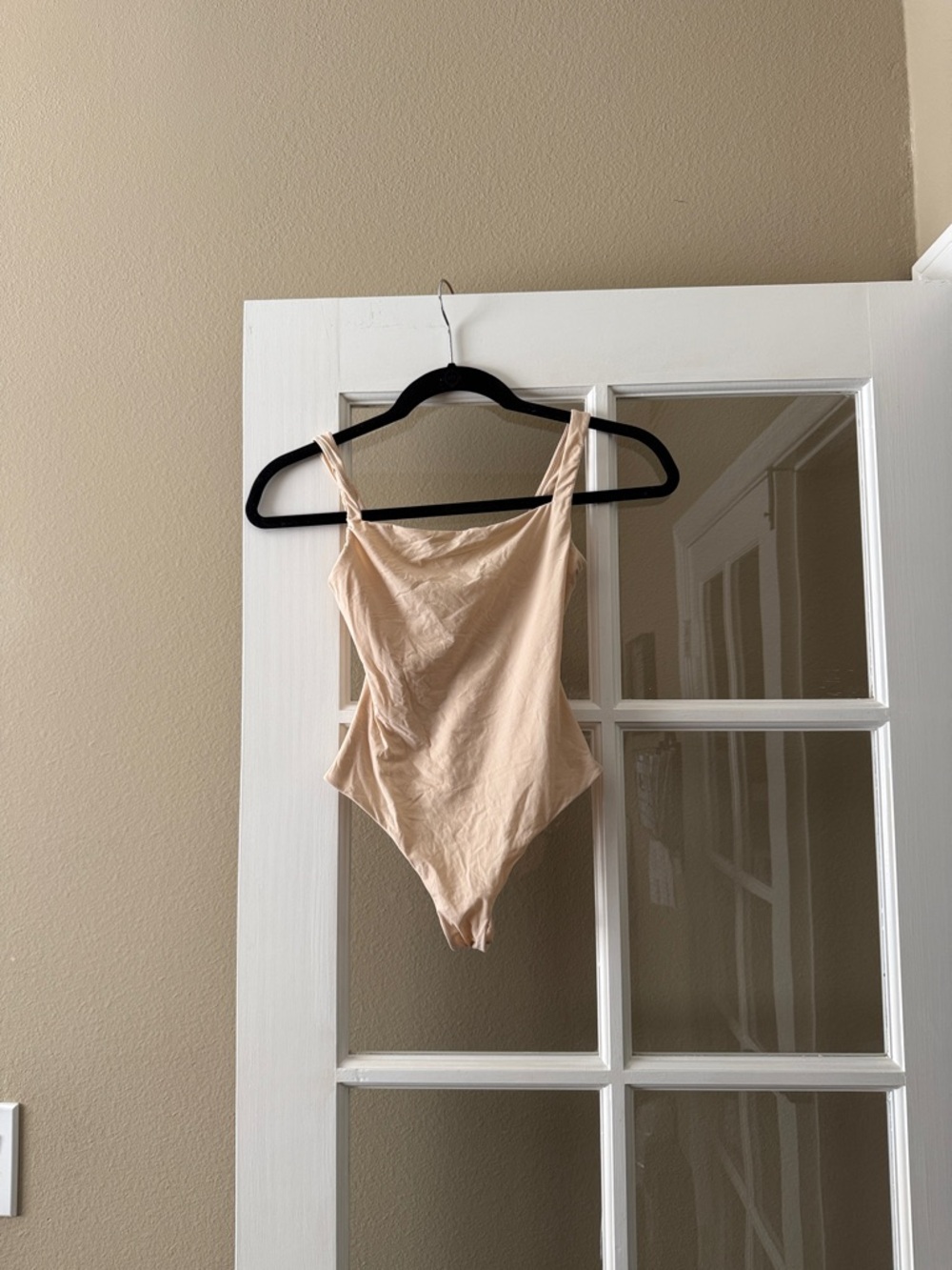 SKIMS Nude/Beige Scoop Neck Bodysuit